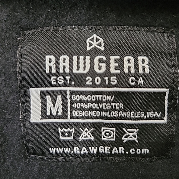 NWT RawGear Pullover Jacket With 1/4 Zip Size M Model # RG518 Color Black - Picture 6 of 9
